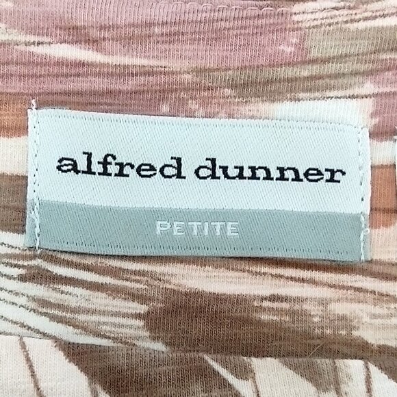 Alfred Dunner Petite 3/4 length-sleeved Top Size SP - Picture 8 of 10